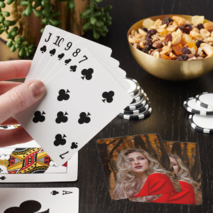 Einfaches Ein Foto Spielkarten