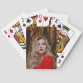 Einfaches Ein Foto Spielkarten (Rückseite)