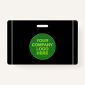 Einfaches, einfaches Portrait-Abzeichen für Mitarb Ausweis (Rückseite)