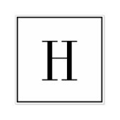 Einfaches Einfaches Schwarzes Farbzeichen Permastempel (Design)