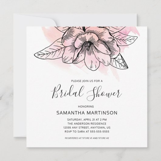 Einfaches Einladung (Vorderseite)