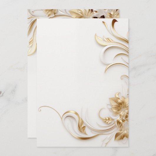 Einfaches Einladungs-Design Dankeskarte (Vorne/Hinten)