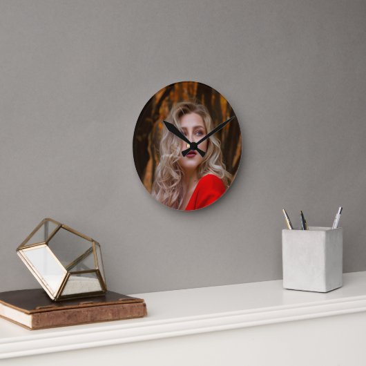 Einfaches Einzelbild Runde Wanduhr (Büro)