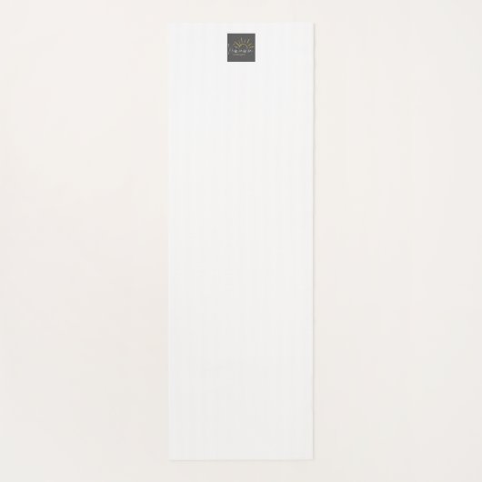 Einfaches Elefantendesign Anpassbare Yoga-Matte Yogamatte (Rückseite)