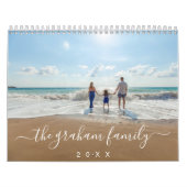 Einfaches Elegant Affirmations Family Foto Kalender (Titelbild)