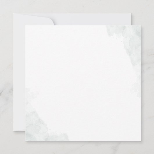 Einfaches Elegant Eukalyptus Grünes Brautparty Einladung (Rückseite)