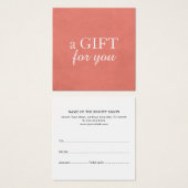 Einfaches Elegant Texture Rose SchönheitsgeschenkZ (Vorne & Hinten)