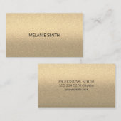 Einfaches Elegant Visitenkarte (Vorne/Hinten)