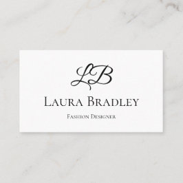 Einfaches Elegant  Visitenkarte