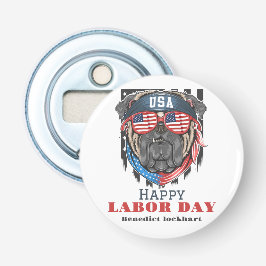 Einfaches Eleganter Arbeitstag mit US-Flaggen-T - Flaschenöffner