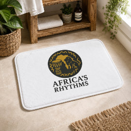 Einfaches elegantes afrikanisches Löwentrommel-Bad Badematte