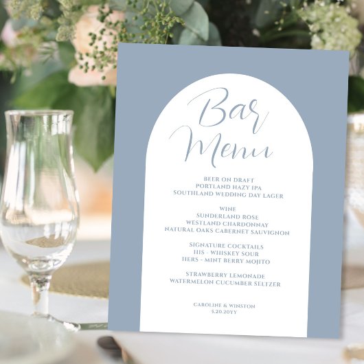 Einfaches elegantes Arch, Grau, Getränk auf der Sp Acrylschild