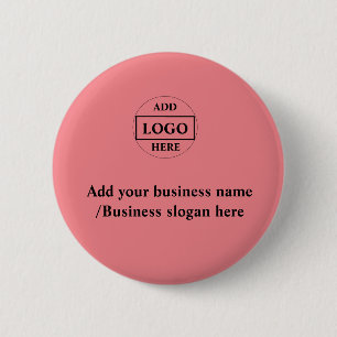 Einfaches elegantes benutzerdefiniertes Logo hier Button