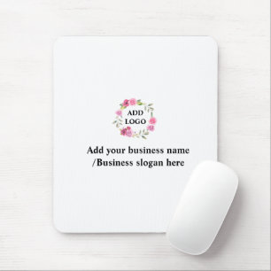 Einfaches elegantes benutzerdefiniertes Logo hier  Mousepad