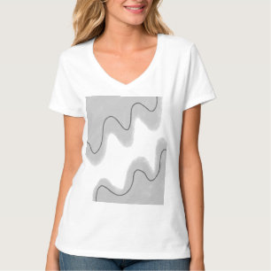 Einfaches elegantes benutzerdefiniertes Logo hier T-Shirt