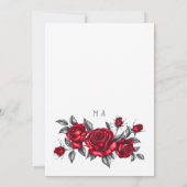 Einfaches elegantes Brautparty der Rose Einladung (Rückseite)