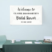 Einfaches elegantes Brautparty minimal Banner (Messeveranstaltung)