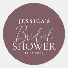 Einfaches elegantes Brautparty