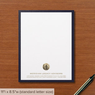 Einfaches elegantes Briefkopf für Unternehmen