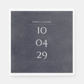 Einfaches elegantes Chalkboard-Special Serviette (Vorderseite)