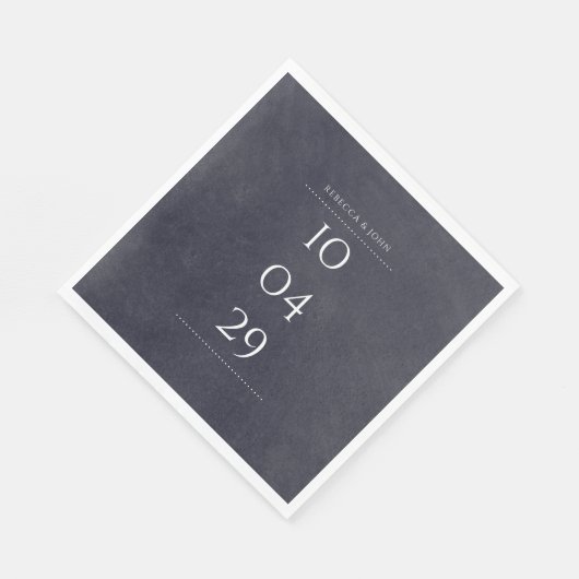 Einfaches elegantes Chalkboard-Special Serviette (Ecke)