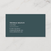 Einfaches elegantes Consultant-Netzwerk Visitenkarte (Vorderseite)