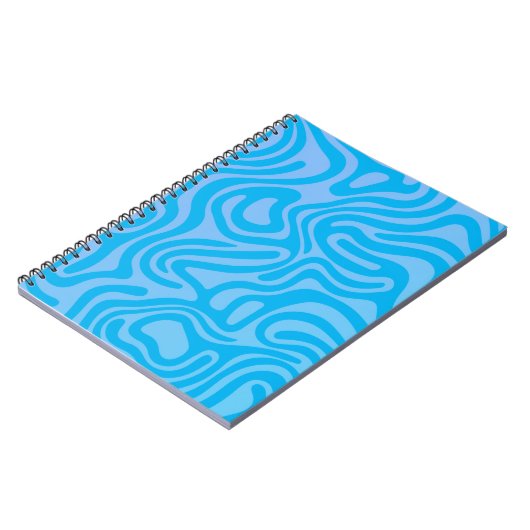 Einfaches, elegantes Design Abstraktes Spiral-Bühn Notizblock (Linke Seite)