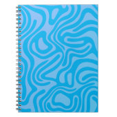 Einfaches, elegantes Design Abstraktes Spiral-Bühn Notizblock (Vorderseite)