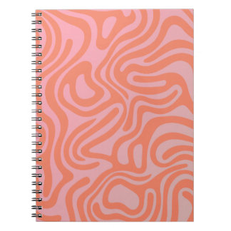 Einfaches, elegantes Design Abstraktes Spiral-Bühn Notizblock