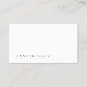 Einfaches elegantes Design Berufliche Vorlage Mode Visitenkarte