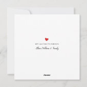 Einfaches elegantes Foto frohe Weihnachten (Rückseite)