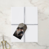 Einfaches elegantes Foto Hochzeit Vielen Dank Geschenkanhänger (Mit Garn)