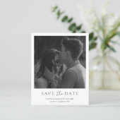 Einfaches elegantes Foto-Hochzeitbudget Sichern Si (Stehend Vorderseite)