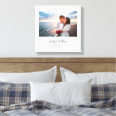 Einfaches elegantes Foto Leinwanddruck (Insitu (Schlafzimmer))