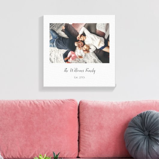 Einfaches elegantes Foto Leinwanddruck (Insitu (Wohnzimmer))