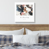 Einfaches elegantes Foto Leinwanddruck (Insitu (Schlafzimmer))