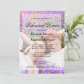 Einfaches Elegantes Foto Minimalistische Probe Abe Einladung (Stehend Vorderseite)