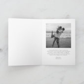 Einfaches elegantes Foto Moderne Weihnachten (Innenseite)