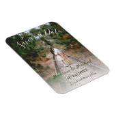 Einfaches elegantes Foto Speichern des Datumsfenst Magnet (Rechte Seite)