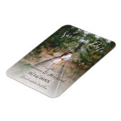 Einfaches elegantes Foto Speichern des Datumsfenst Magnet (Linke Seite)