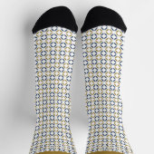 Einfaches elegantes geometrisches Muster. Socken (Oben)
