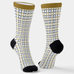 Einfaches elegantes geometrisches Muster. Socken