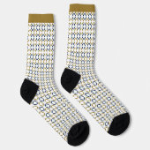 Einfaches elegantes geometrisches Muster. Socken (Rechts)