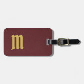 Einfaches elegantes gepäckanhänger (Vorderseite horizontal)