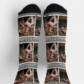 Einfaches elegantes Geschenk Valentinstag Paar Fot Socken (Oben)