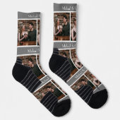 Einfaches elegantes Geschenk Valentinstag Paar Fot Socken (Rechts)
