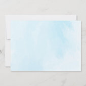 Einfaches elegantes Gold Cross Baptisc-Foto Einladung (Rückseite)