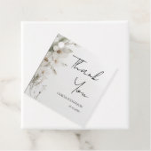 Einfaches elegantes Hochzeitsplatz Geschenkanhänger (Beispiel)