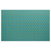 Einfaches elegantes Honeycomb-Muster Abstrakt Aqua Stoff (Fat Quarter (45,7 x 55,9 cm))