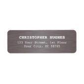 Einfaches elegantes Imitat Metal White Business (Vorne)